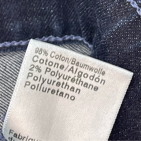 Ag Adriano Goldschmied The Mari High Rise Straight Jean 28 Dark Indigo - Picture 9 of 9